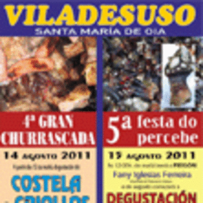 IV GRAN CHURRASCADA Y V FESTA DO PERCEBE 2011 O 14 E 15 DE AGOSTO EN VILADESUSO