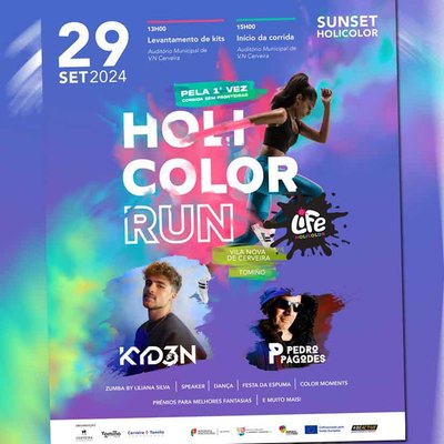 Cerveira acoge por primera vez la HoliColor Run con ms de 1500 participantes esperados