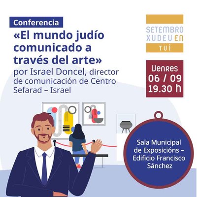 Conferencia sobre -El mundo judo comunicado a travs del arte- este viernes en Tui
