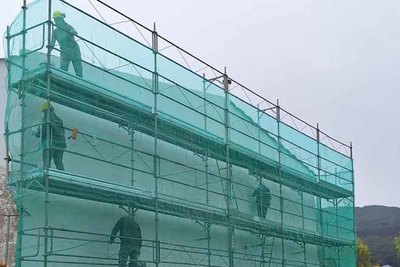 El taller de empleo de albailera en A Guarda rehabilita la antigua escuela de San Lorenzo