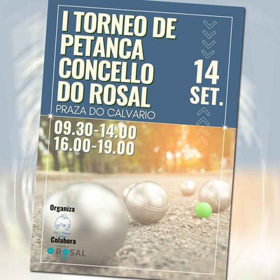 La Praza do Calvario acoge el I Torneo de Petanca del Concello del Rosal: Una jornada de deporte y convivencia