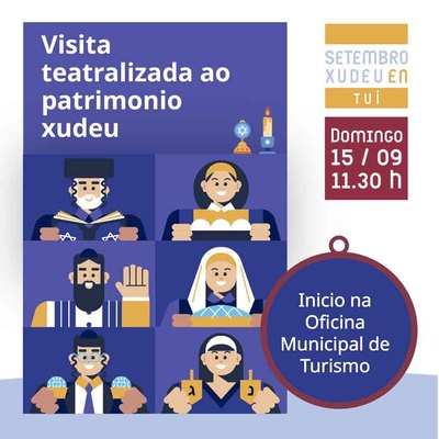 Setembro xudeu en Tui: visita teatralizada e xornadas gastronmicas sefards