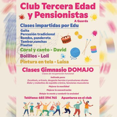 Actividades para la tercera edad y pensionistas en A Guarda