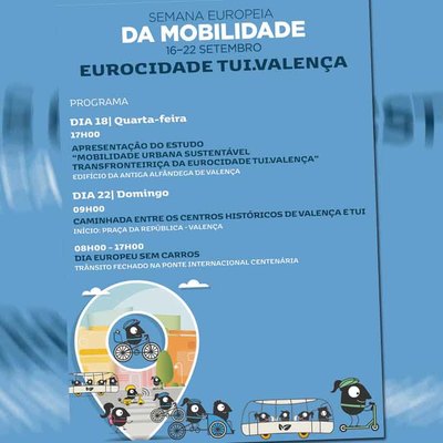 La Eurocidade Tui-Valena se une a la Semana Europea de la Movilidad con actividades transfronterizas