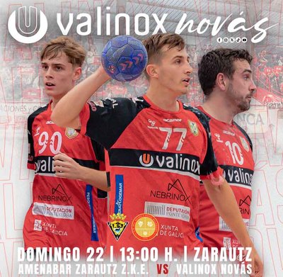 Valinox Novs Busca Su Primera Victoria en la Divisin de Honor Plata ante el Amenabar Zarautz