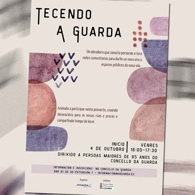 Arranca un nuevo curso de -Tecendo A Guarda-, el proyecto intergeneracional que une arte y comunidad