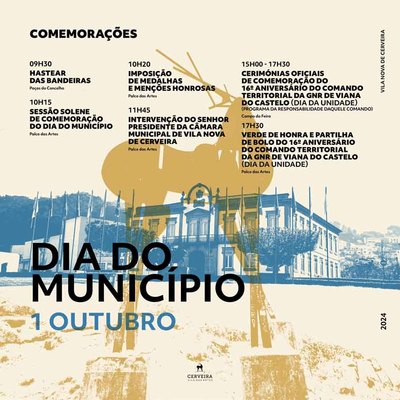 Vila Nova de Cerveira celebra 703 aos con homenajes a 71 Cerveirenses en el Dia do Municpio