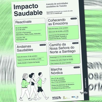 Tomio apuesta por la vida activa con -Impacto Saudable-, su nuevo programa de salud y deporte