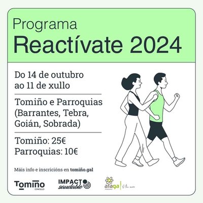 El programa Reactvate de Tomio se expande a las parroquias con nuevas actividades para personas mayores