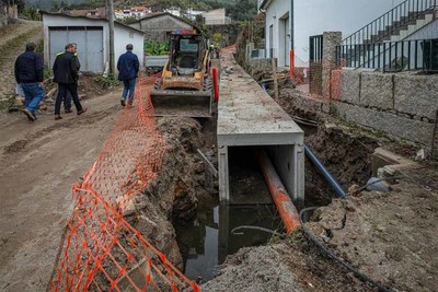 Obras en el Camino del Regueiro: Caminha soluciona los daos causados por el temporal en Lanhelas