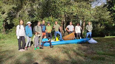Ms de 120 kg de residuos retirados del ro Tamuxe en la XVII Limpieza Simultnea de Ros