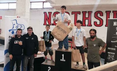 El joven guards Jorge Garca logra el segundo puesto en el campeonato gallego de skate sub 16