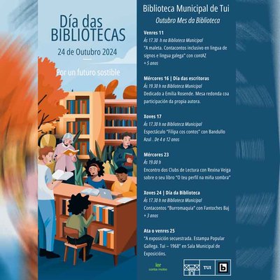 Tui promueve la lectura con un programa especial en el Mes de la Biblioteca
