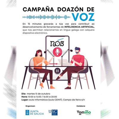 Tomio lanza campaa para captar voces y potenciar el gallego en el mbito digital