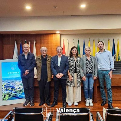 Valena recibe a la delegacin francesa de Messeix para fortalecer relaciones de cooperacin