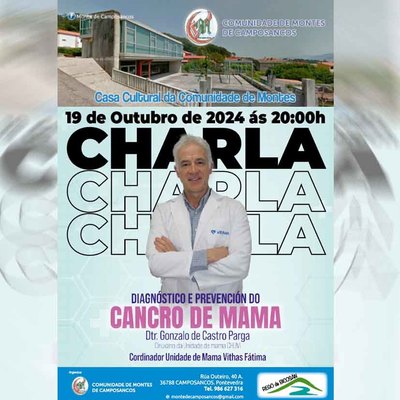 Charla informativa en Camposancos: diagnstico y prevencin del cncer de mama