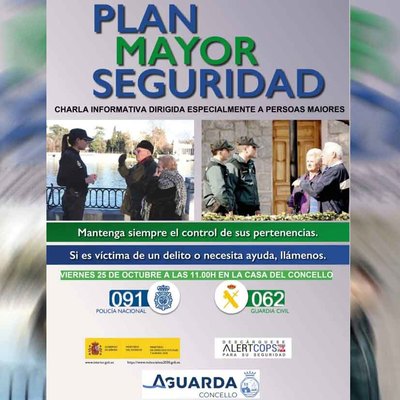 Charla Informativa de Seguridad en el Concello da Guarda el 25 de Octubre
