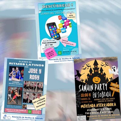 Nuevos cursos y actividades en la Asociacin de Vecinos de Sobrada: Inscrbete ya!