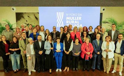 Mujeres rurales en el centro del IV Foro de la Mujer Rural Gallega, con un tributo especial a Encarnacin Sotelino, pionera en el trabajo en el mar