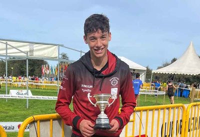 lex Sierpes Pereira logra su cuarto podio consecutivo en el Cross Internacional de Zornotza