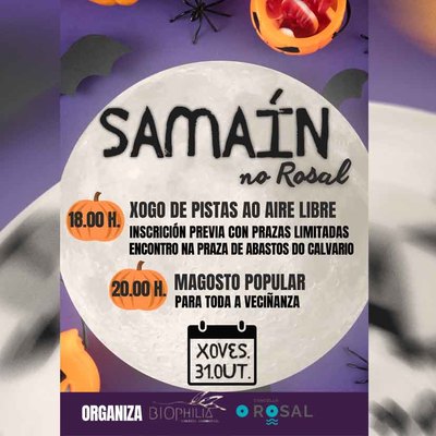 O Rosal celebra el Saman con enigmas y un magosto gratuito para toda la familia