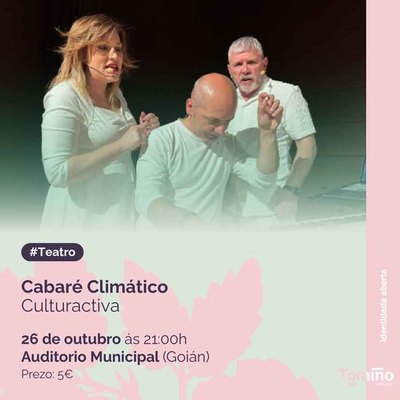 Culturactiva presenta -Cabar Climtico- en Tomio: Humor y Msica para Reflexionar sobre el Cambio Climtico