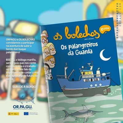 Os Bolechas y Orpagu presentan un libro para concienciar sobre la pesca sostenible en A Guarda