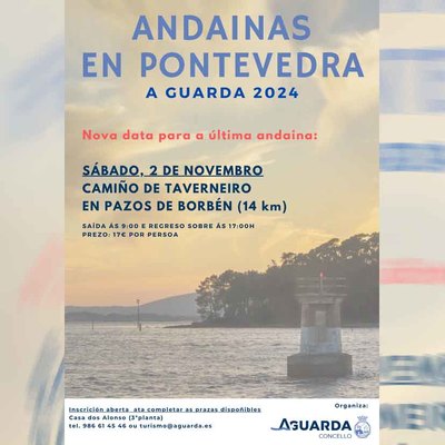 El Ayuntamiento de A Guarda Abre Inscripciones para la ltima Ruta de Senderismo del Ao