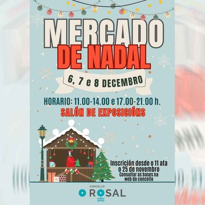 O Rosal cierra este lunes el plazo para participar en su Mercado de Navidad de artesana y gastronoma