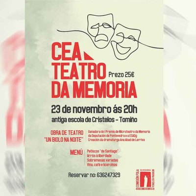 Teatro y cena republicana en Tomio para cerrar el ao de memoria histrica