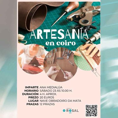Curso de artesana en cuero en O Rosal: abierta la inscripcin para el taller de otoo