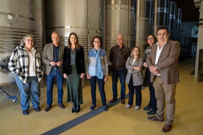 La Xunta anuncia nuevas ayudas al sector vitivincola durante la visita a la Bodega Santiago Ruiz en Ras Baixas