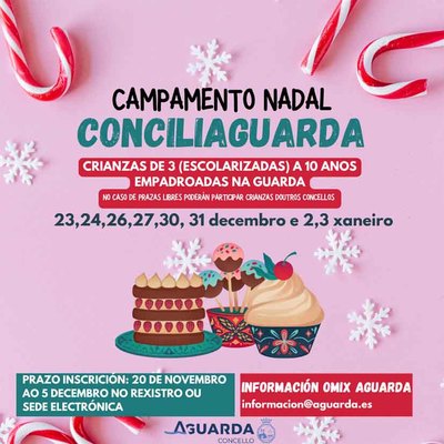 A Guarda organiza campamento de Navidad para facilitar la conciliacin laboral y familiar