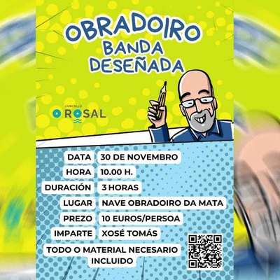 Aprende a crear cmics en el taller terico-prctico de O Rosal este noviembre