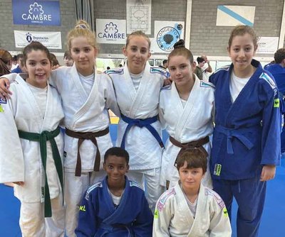 Judokas del Baixo Mio brillan en Cambre: Campeones infantiles por clubes