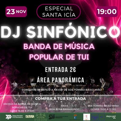 Concierto de Santa Ica en Tui: un espectculo solidario con msica y dj en directo