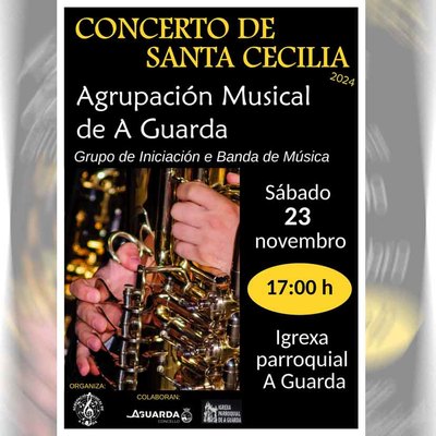 La Agrupacin Musical de A Guarda celebra Santa Cecilia con un concierto especial