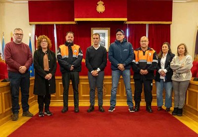  Tui homenajea a los voluntarios de Proteccin Civil por su labor en Valencia