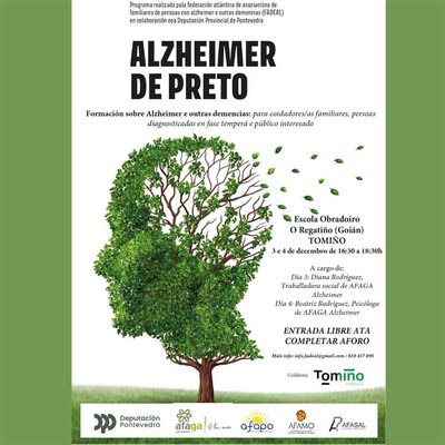 Formacin gratuita en Tomio sobre Alzheimer y otras demencias para cuidadores y familias