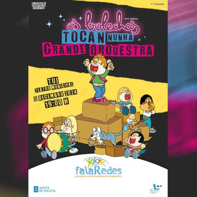 Os Bolechas llenan de msica y diversin el Teatro Municipal de Tui este jueves