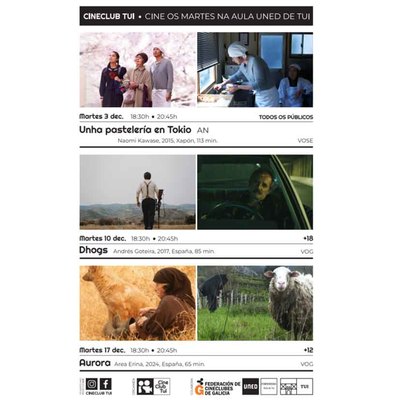 Diciembre de cine con el Cineclub Tui
