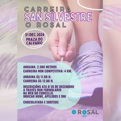La San Silvestre de O Rosal 2024 une deporte, solidaridad y diversin para todas las edades
