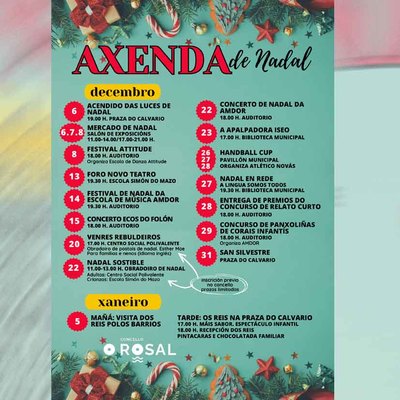 El Rosal da la bienvenida a la Navidad con luces, msica y solidaridad