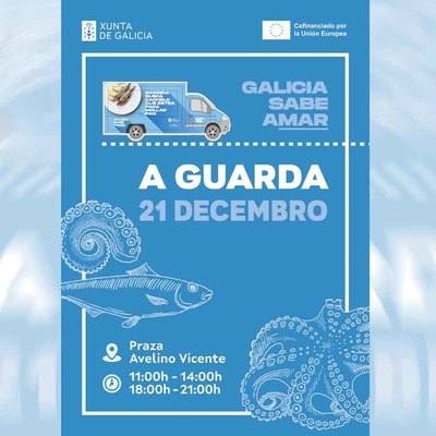 La Foodtruck -Galicia Sabe Amar- llega a A Guarda este sbado con delicias del mar y la tierra