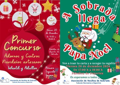 Sobrada celebra la Navidad con talleres creativos y la visita de Pap Noel