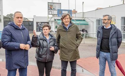 El campo de ftbol de A Mata en O Rosal alcanza su reforma integral con fondos europeos y autonmicos