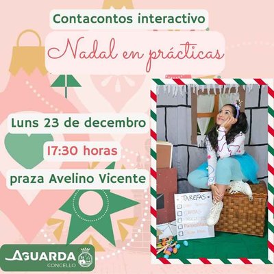 La magia navidea llega a A Guarda con Nolitas, la aprendiz de elfa