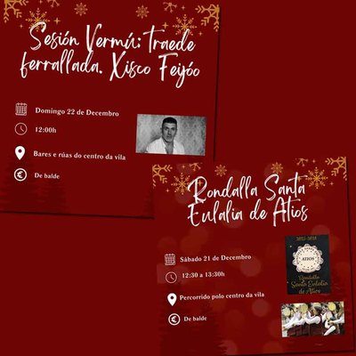 Navidad en Tomio: Desfile de la Rondalla Santa Eulalia y concierto de Xisco Feijo