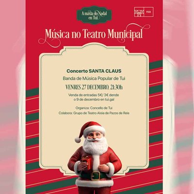 El Teatro Municipal de Tui acoge un espectculo nico sobre la leyenda de Santa Claus