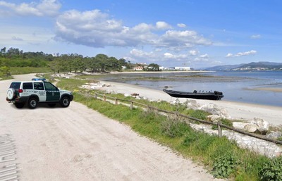 Aparece una segunda narcolancha abandonada en plena frontera con Portugal